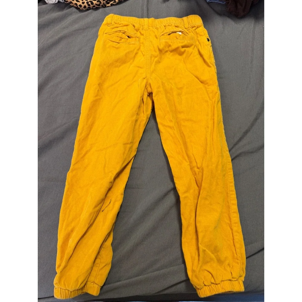 Gymboree Kids Mustard Yellow Corduroy Lined Jogger Pants 5T